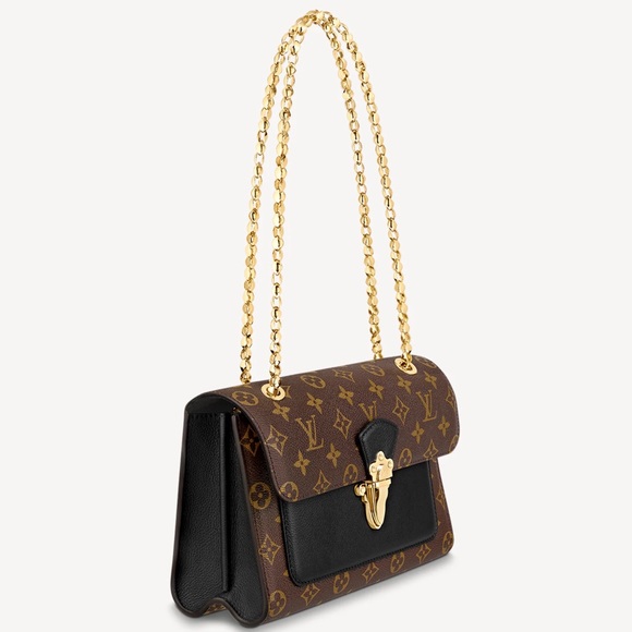 🆕🥰NWT Discontinued Louis Vuitton Victoire Noir Chain Bag - Picture 4 of 6